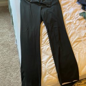 NY&Company Mid-rise barely bootcut black pant tall